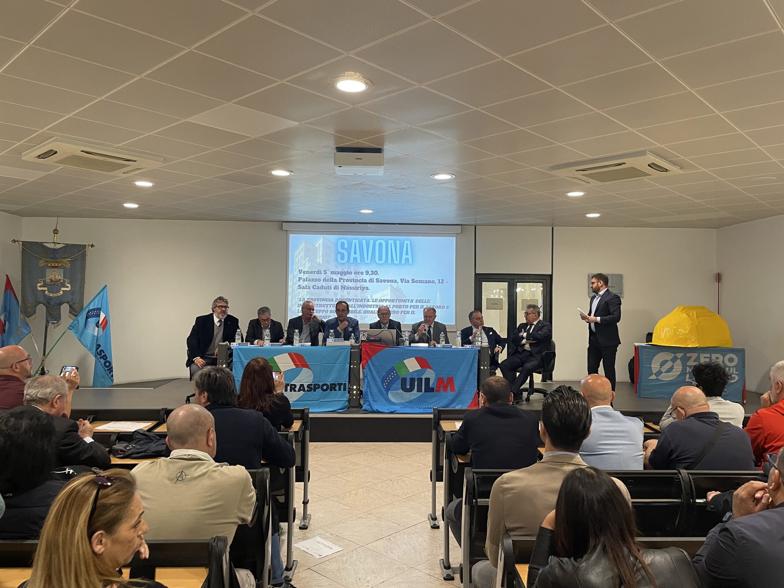 La provincia dimenticata, a Savona un convegno sulle prospettive del territorio con Uiltrasporti e Uilm