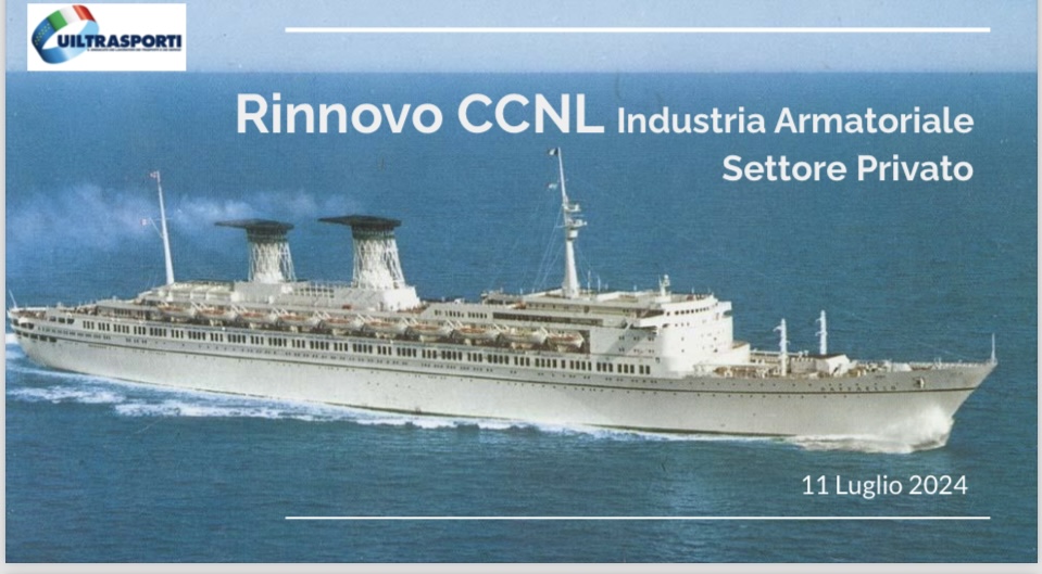 🔵 Marittimi; Vademecum Ipotesi di Accordo rinnovo CCNL