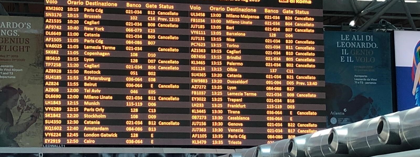 Trasporto Aereo: proclamato sciopero generale unitario di 24 ore il 25 febbraio