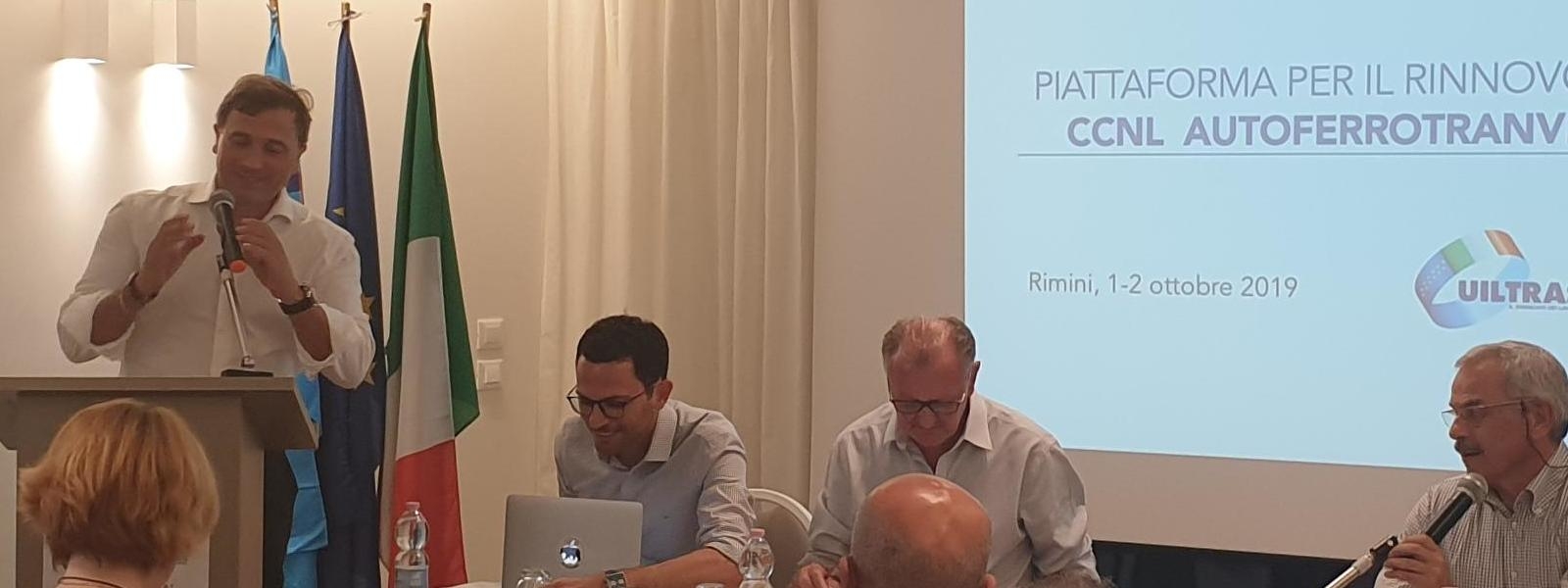 Mobilità: rinnovi Ccnl. A Rimini riunione nazionale Uiltrasporti ferrovieri e autoferrotranvieri