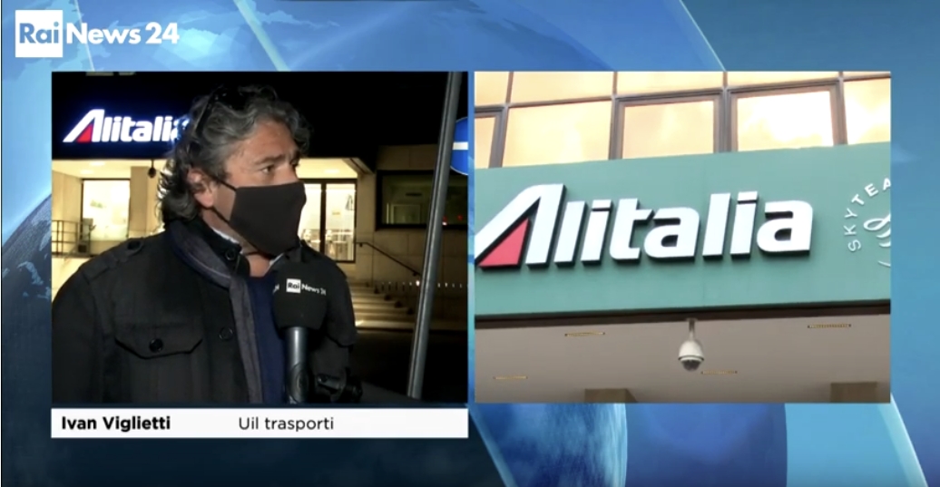 Il Segretario Nazionale Uiltrasporti del Trasporto Aereo, Ivan Viglietti, intervistato dai Rainews24 a margine dell’incontro con il Commissario Giuseppe Leogrande [VIDEO]