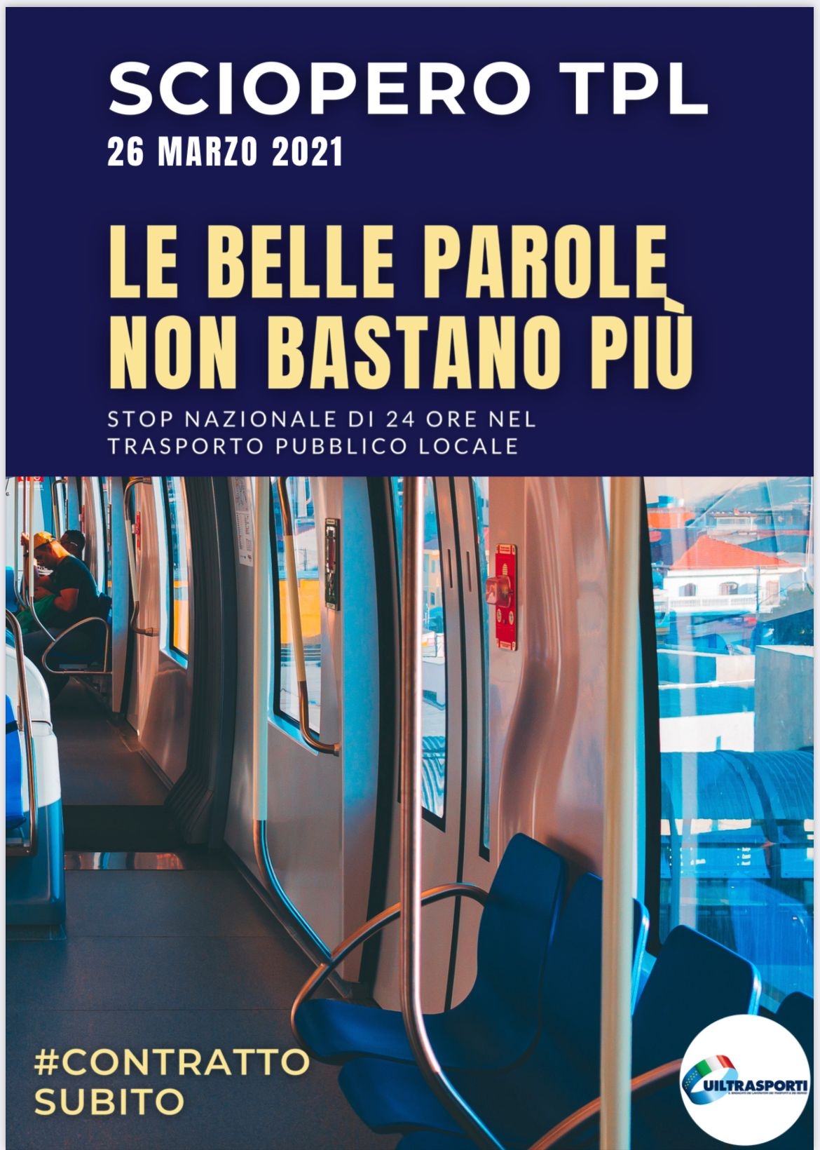 Sciopero: Sindacati, domani stop nazionale di 24 ore nel trasporto pubblico locale  Aziende ricevono contributi dallo stato ma non rinnovano il contratto