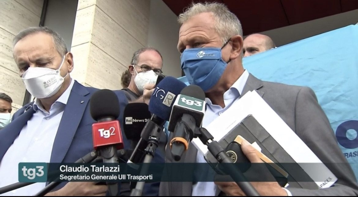 Il Segretario Generale, Claudio Tarlazzi, ai microfoni del TG3 ha spiegato l’esito dell’incontro svoltosi ieri con i vertici di ITA [VIDEO]