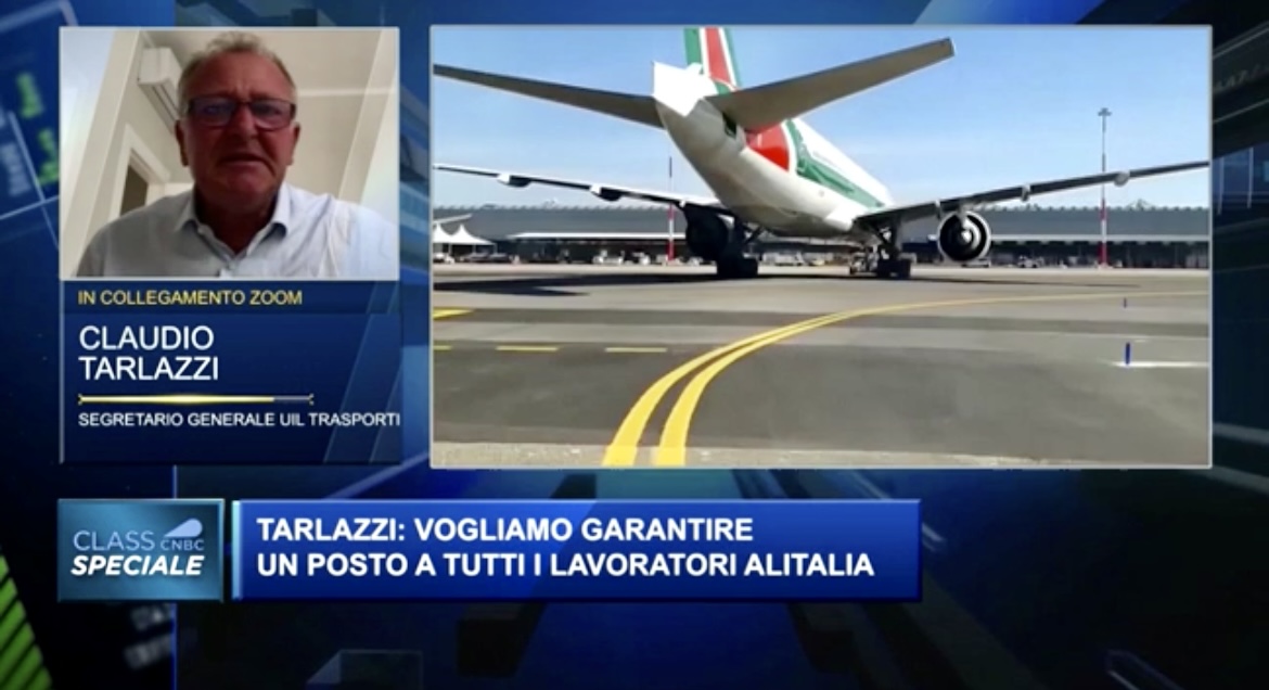 Il Segretario Generale, Claudio Tarlazzi, è stato intervistato all’interno della rubrica di approfondimento di Milano Finanza/ Class cnbc “Decollo turbolento per ITA: l’incontro con il Governo ci sarà”? in merito all’incontro di ieri tra le Organizzazioni Sindacali e Italia Trasporto Aereo - ITA. [VIDEO]