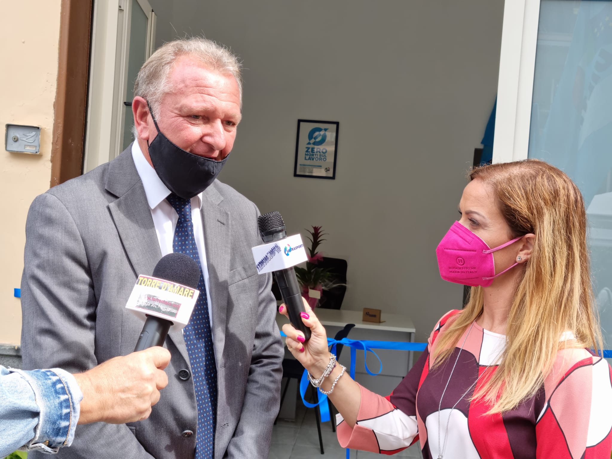 Il Segretario Generale, Claudio Tarlazzi, presente all’inaugurazione della nuova sede di Torre del Greco “Aniello Strazzulli”
