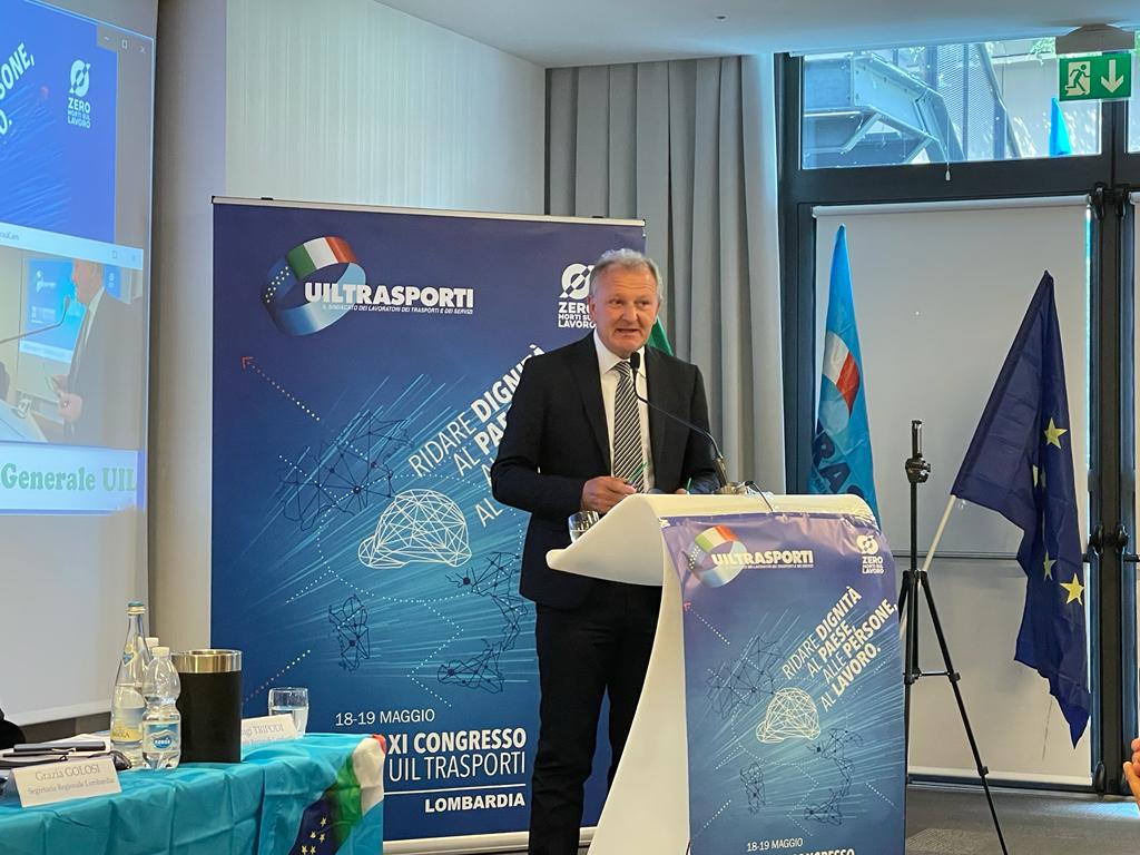 Congresso Regionale Uiltrasporti Lombardia, Tarlazzi: Energia e passione delegati sono motore dell'organizzazione