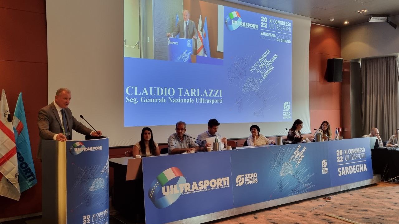 Congresso regionale Uiltrasporti Sardegna, William Zonca riconfermato Segretario Generale regionale